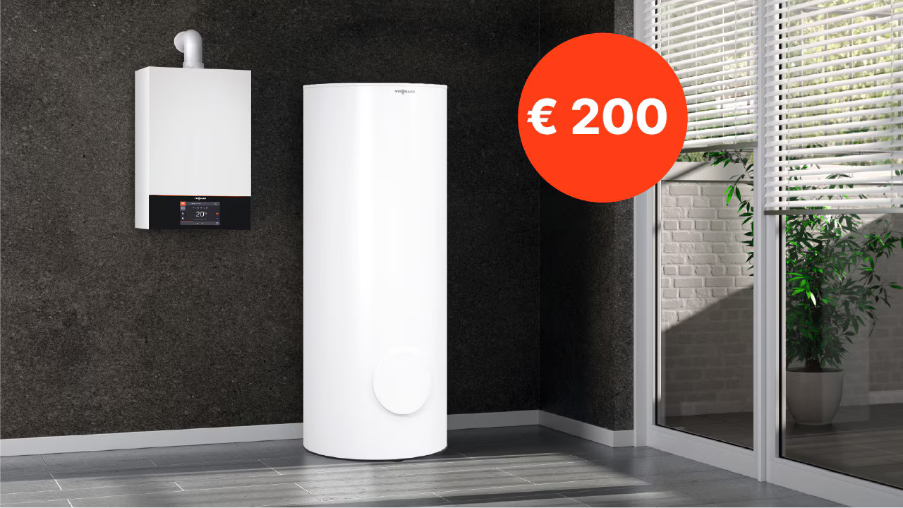 Chèque avantage Viessmann pour chaudière à condensation avec préparateur d’eau