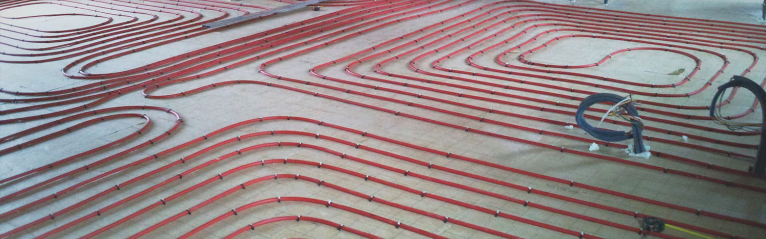 Installation chauffage par le sol